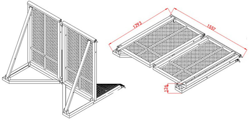 Mojo style barrier angle to buy