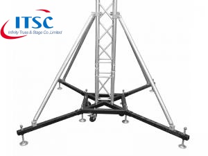 Lighting Truss Outrigger untuk Ground Support Tower