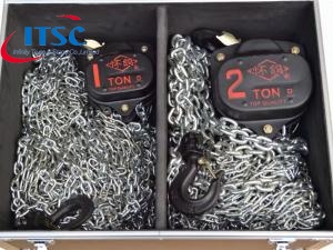 2 Ton Stainless Steel Manual Chain Hoist Diperbarui untuk Rigging Truss Panggung