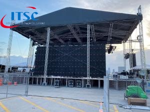 15 m sistem atap panggung grafis show cast untuk dijual
