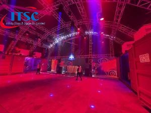 curved lighting truss