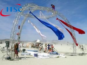 12m Aerial Rig Aluminium Roof Trusses Dijual