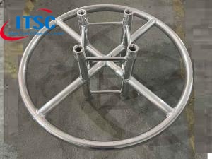 China Circular Lighting Truss Top Ring Rig Tower Untuk DJ