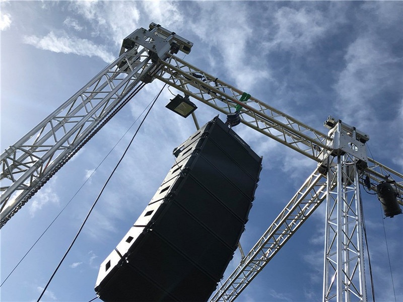 Lini Dukungan Ground Array Speaker Truss Lifting Towers