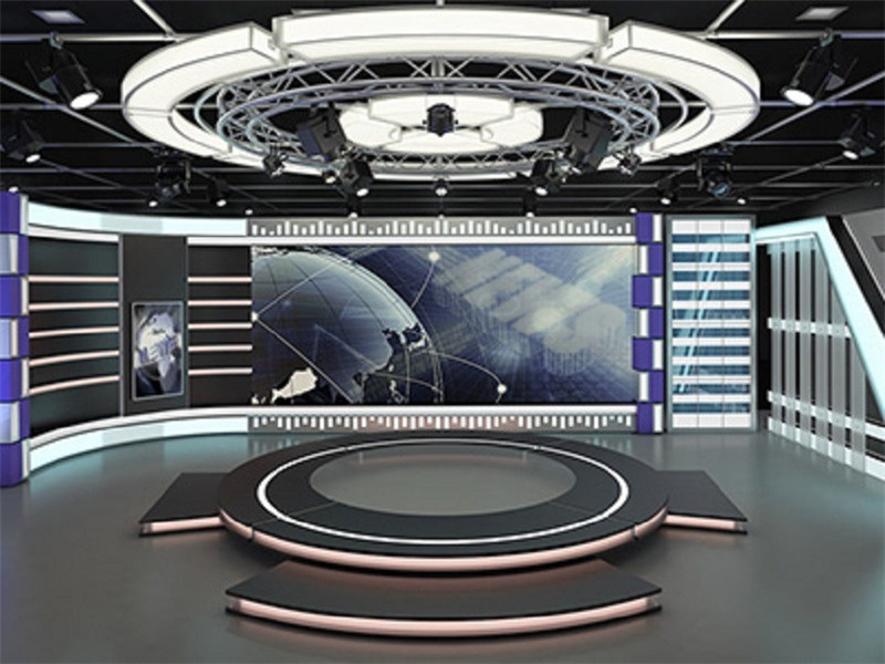 Sistem Truss Melingkar Aluminium Studio Visual TV 3D