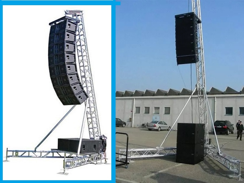 6 m speaker truss menara mendukung spigot 800 kg kapasitas